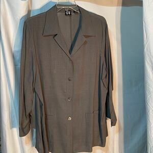 SFW 2 x grey unconstructed unlined jacket euc